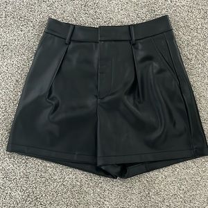 Pleather shorts Aveca Les Filles